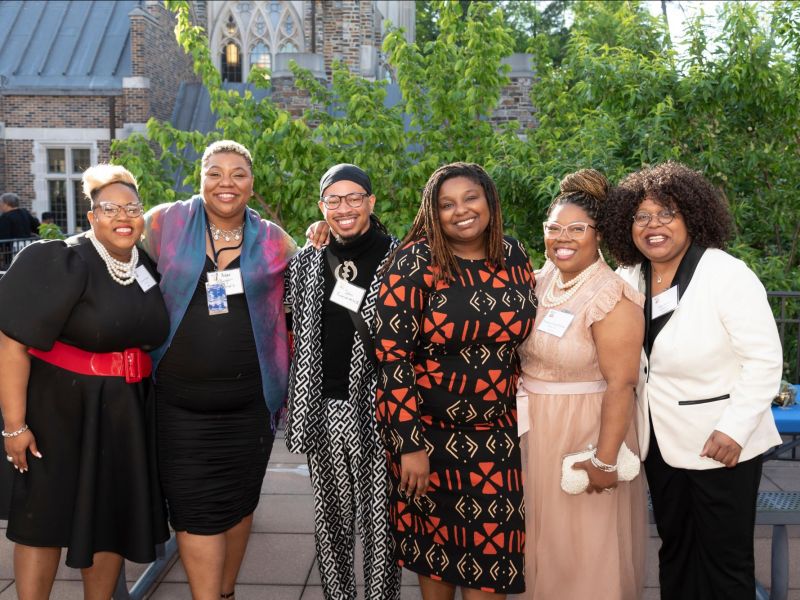 The OBCS 50th celebration included a reception on Bovender Terrac