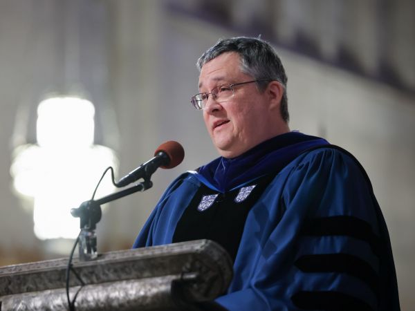 Daniel Castelo at the 2025 Closing Convocation Service