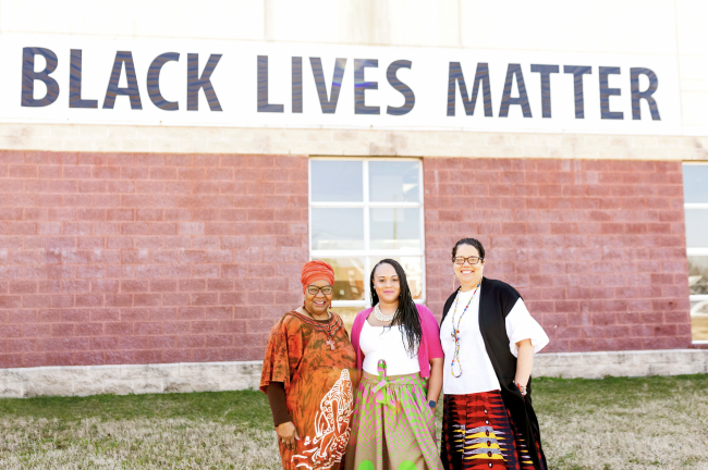 Rev. Dr. Patricia Gould-Champ, Pastor Ciarra Smith Bond, and Rev. Dr. Alison Gise-Johnson