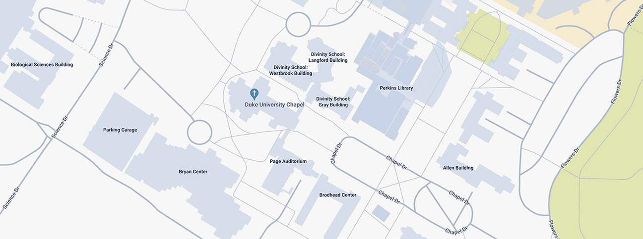 Map to Duke Divinity School