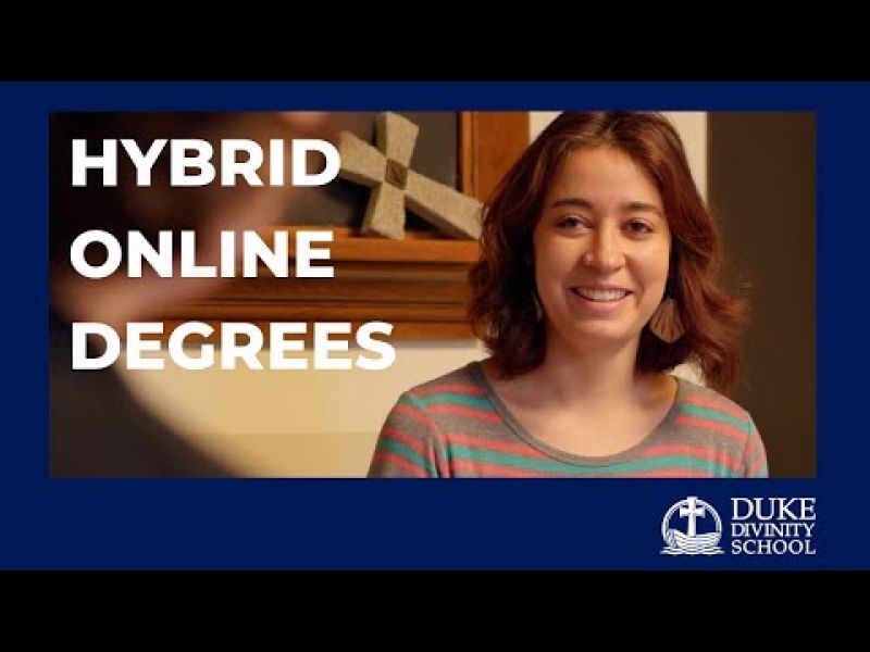 Video: Hybrid Online Degrees at Duke Divinity School