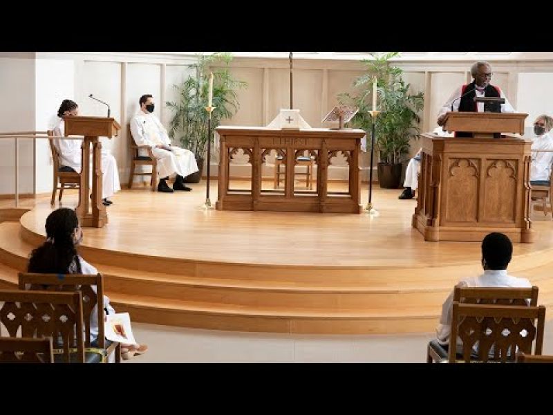 Video: Service of Holy Eucharist with Bishop Michael Curry Preaching