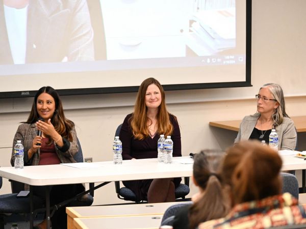 Panel at the Women's Center 50th Anniversary celebration