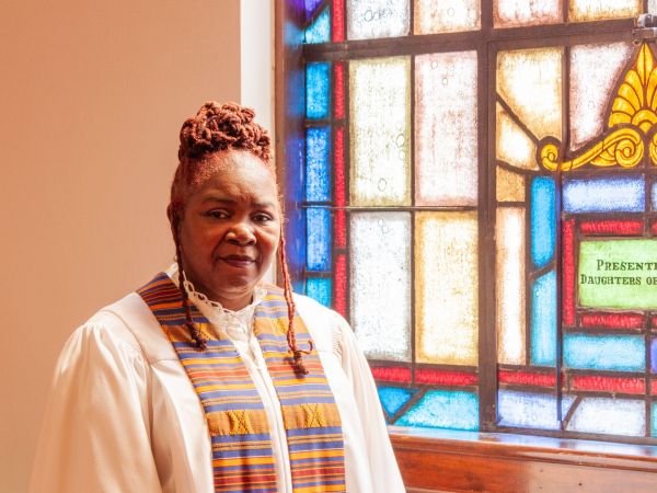Katrena Kilpatrick, M.Div. '25, at her summer 2024 field education placement