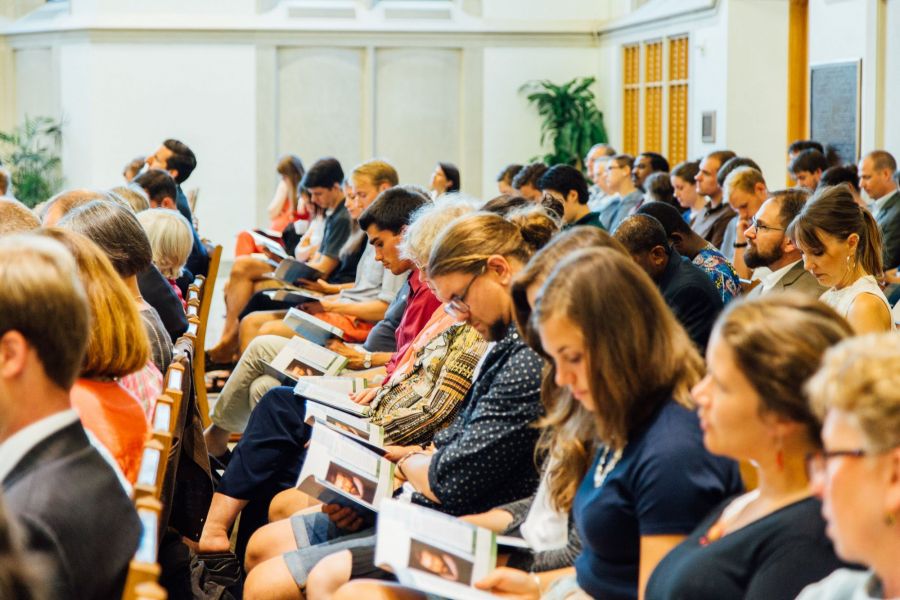 DITA participants gathered in Goodson Chapel