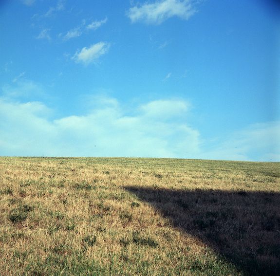 sky and shadow over prairie