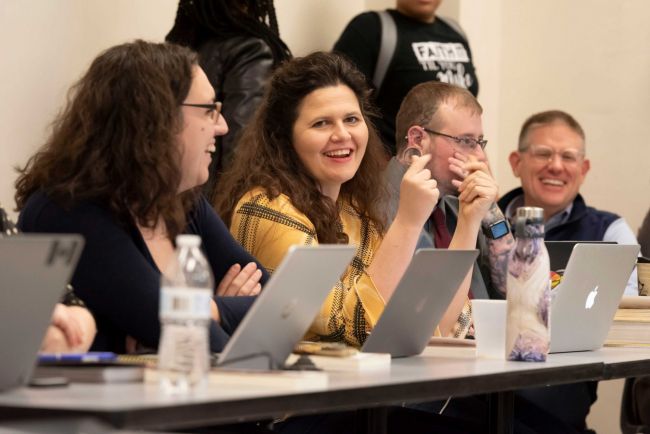 D.Min. students meet for classes on campus three times each year.