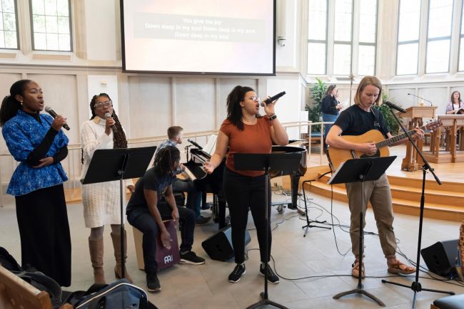 Band playing at the 15th Anniversary of the Prison Studies Program