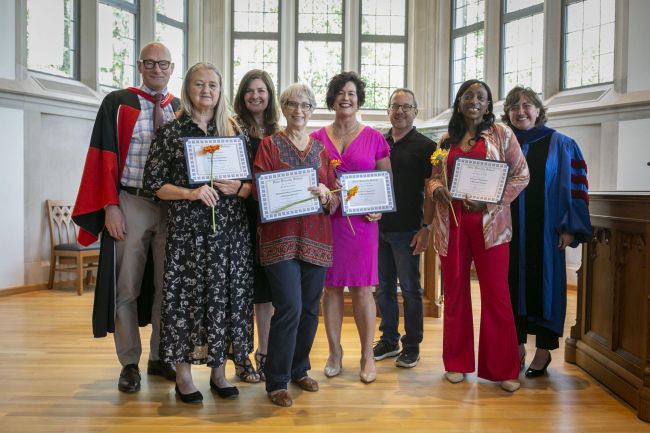 Participants graduating from the Prison Studies program