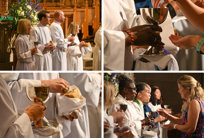 Communion at Opening Convocation 