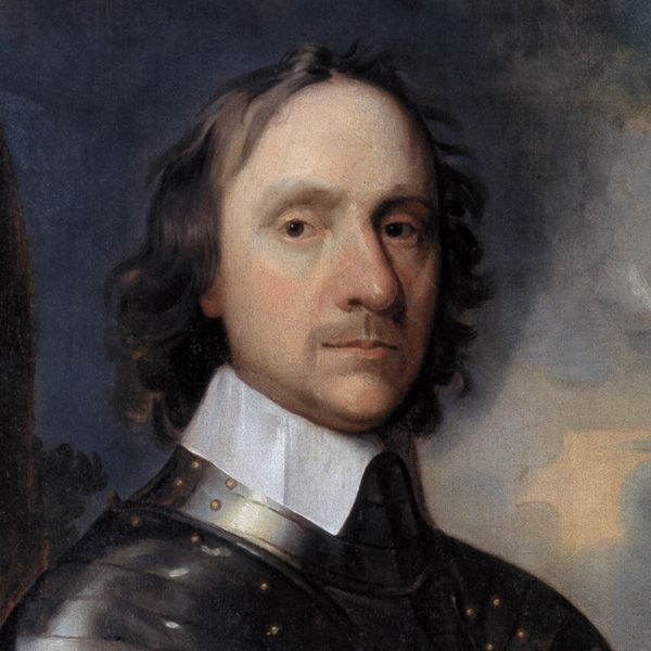 Portrait of Oliver Cromwell in Armor