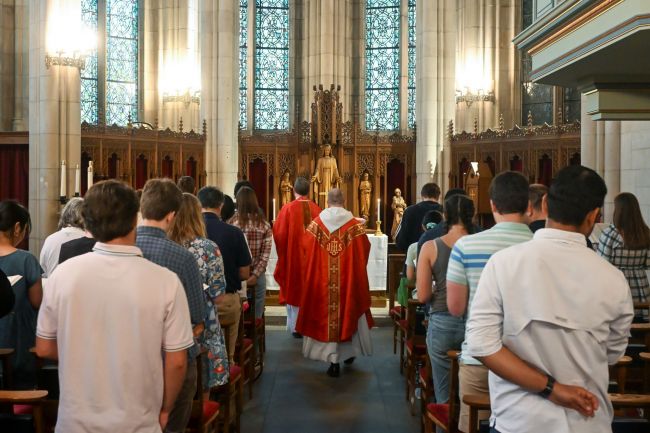 Midday Mass in Duke Chapel