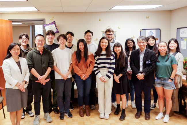 Asian House members pose together